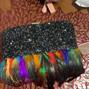 Sequin party clutch